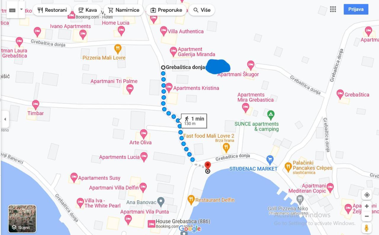 Apartmani Mlinar-One Bedroom Seaview Grebaštica Dış mekan fotoğraf